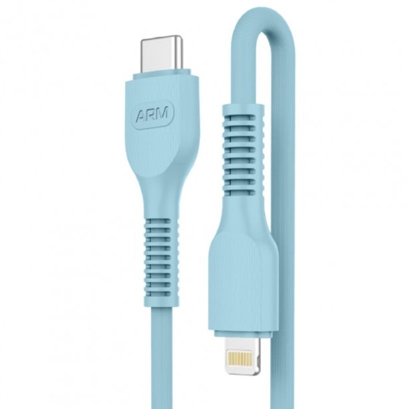 Акція на ArmorStandart Cable USB-C to Lightning 3A 1m Blue (ARM65288) від Stylus