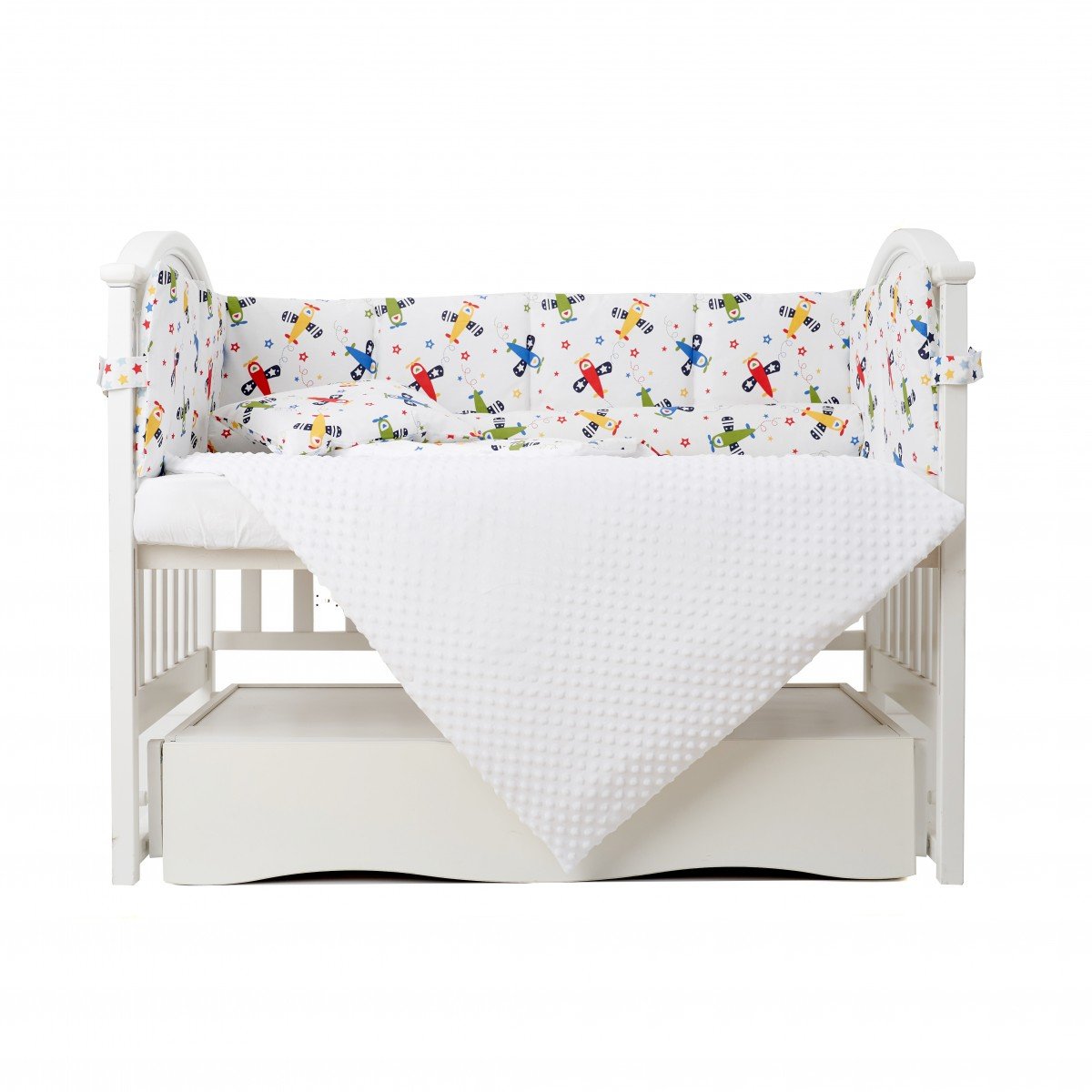 

Постельный комплект Twins Sky 4060-TS-01 white/boy 6 эл. белый