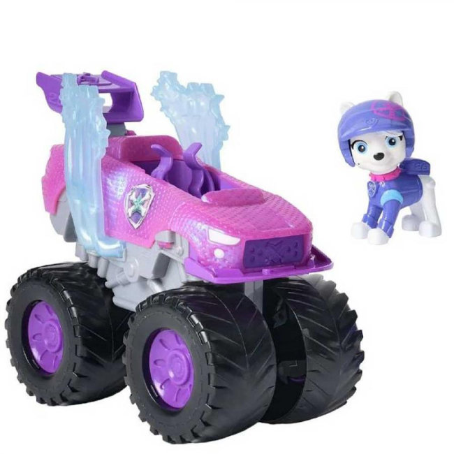 Акція на Игровой набор Spin Master Paw Patrol Rescue Wheels Автомобиль-трансформер с водителем Рокси (SM17776/6070222) від Stylus