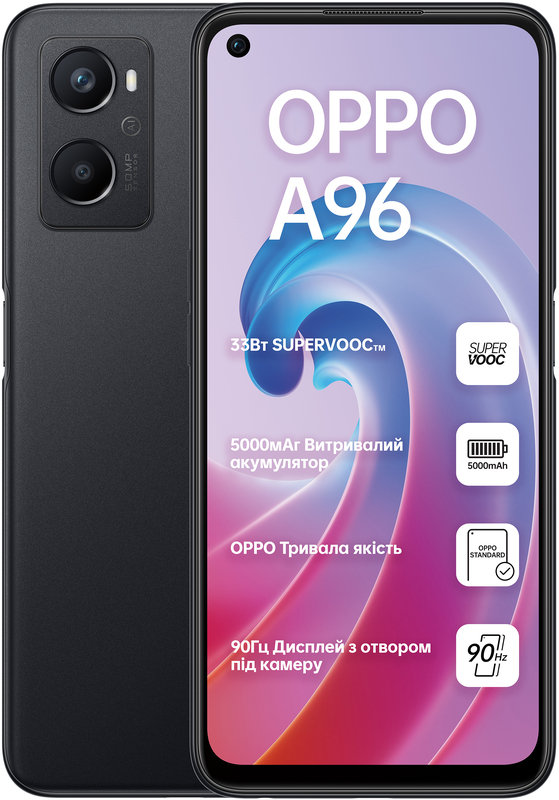 Акція на Oppo A96 8/128GB Black від Stylus