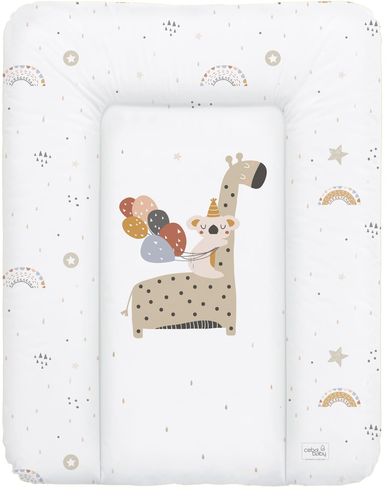 

Пеленальный матрас Ceba Baby Retro Autumn Giraffe 50x70 см рисунок (W-143-000-637)