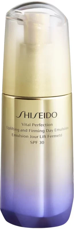 Акція на Shiseido Vital Perfection Uplifting and Firming Day Emulsion Spf 30 Подтягивающая эмульсия для лица 75 ml від Stylus