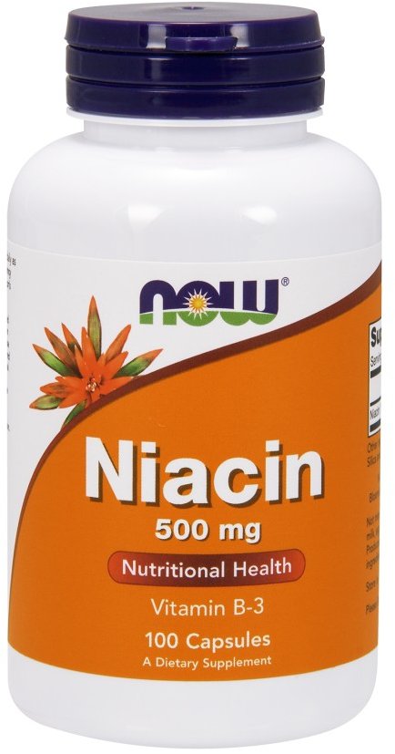 

Now Foods Niacin 500 mg Capsules 100 caps