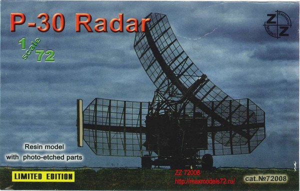 Акція на Модель Zz Modell Радянська станція радіолокації П-30 (ZZ72008) від Y.UA