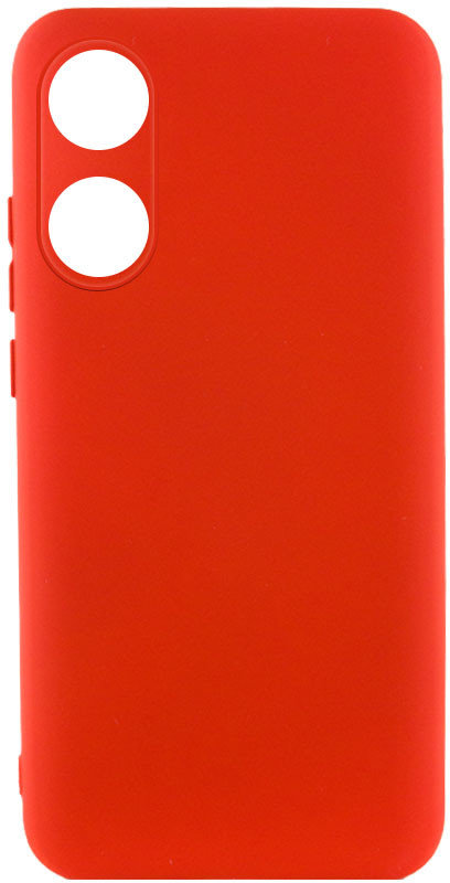 

Lakshmi Case Silicone Cover Full Camera Red для Oppo A58 4G