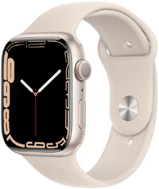 

Apple Watch Series 7 41mm GPS+LTE Starlight Aluminum Case With Starlight Sport Band (MKH83)