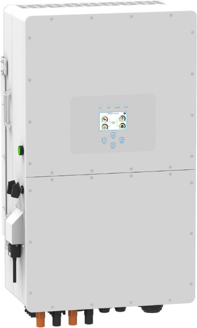 

Гібридний сонячний інвертор (hybrid) Deye SUN-50K-SG01HP3-EU-BM4, 50kW 3 фази, високовольтний