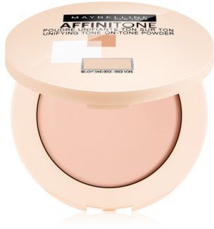 

Maybelline New York Affinitone Совершенный тон №03 light sand beige Пудра для лица 9g