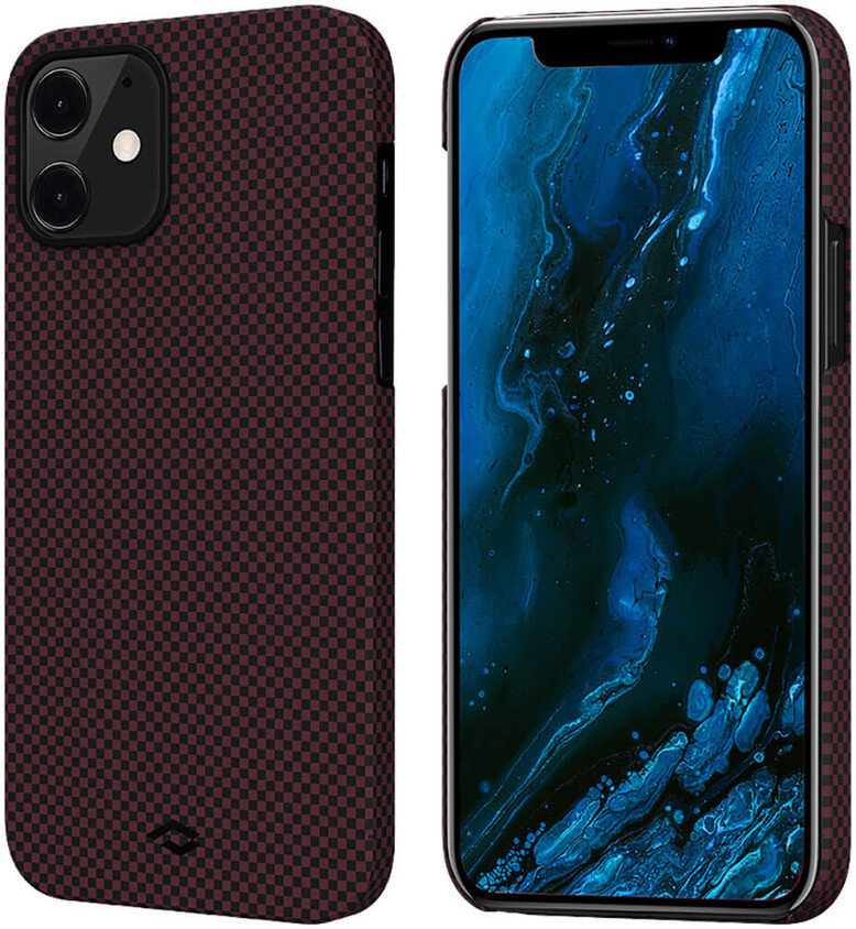 

Pitaka MagEZ Case Plain Black/Red (KI1204M) for iPhone 12