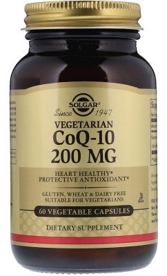 

Solgar CoQ-10 Солгар Коэнзим Q10 (CoQ-10) 200 mg 60 капсул