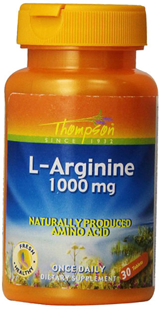 

Thompson L- Arginine, 1000 mg, 30 Tablets (THO-19009)