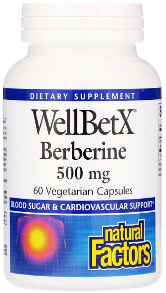 Акція на Natural Factors WellBetX Berberine 500 mg 60 Caps (NFS-03544) від Stylus