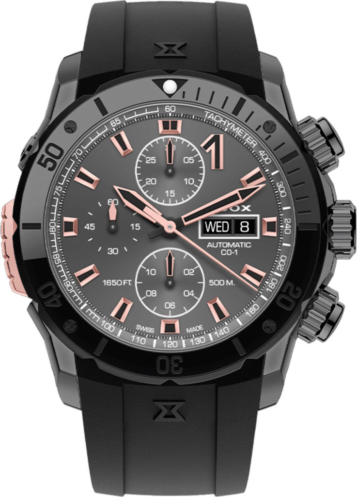 

Edox CO-1 Chronograph Automatic 01128 37GNRCA Gnr (311025)