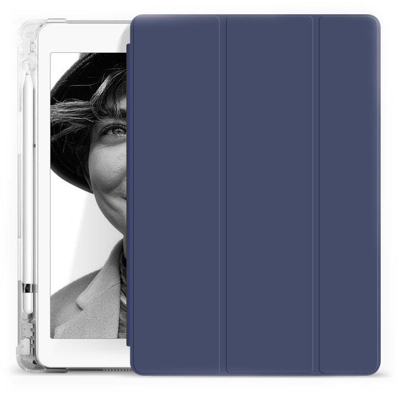 

BeCover Soft Tpu Smart Case with Apple Pencil mount Deep Blue (705000) for iPad 10.2" (2019-2021)