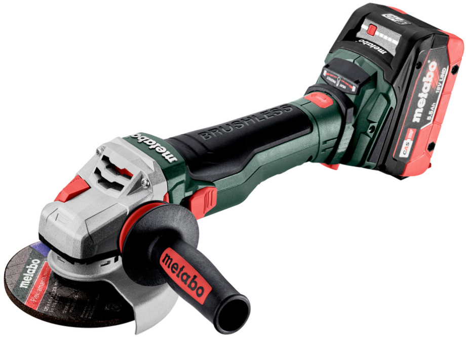 

Болгарка (угловая шлифовальная) Metabo Wb 18 Ltx Bl 15-125 Quick (601730660)