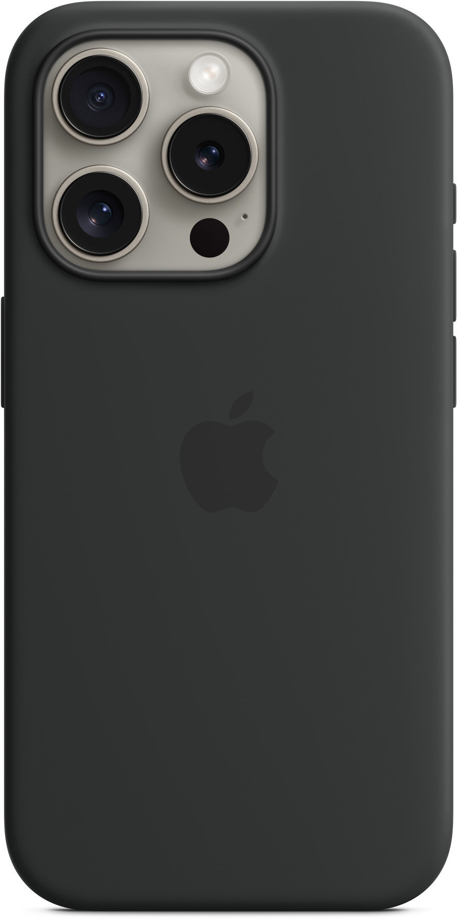 

Apple iPhone 15 Pro Silicone Case with MagSafe - Black (MT1A3ZM/A)