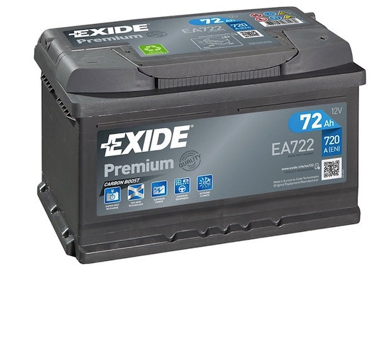 Акція на Exide Premium 6СТ-72 Н Евро (EA722) від Stylus