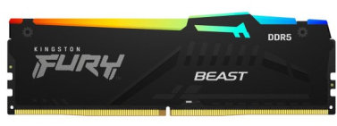 Акція на Kingston Fury 32 Gb (2x16GB) DDR5 6000 MHz Fury Beast Rgb (KF560C36BBEAK2-32) від Stylus