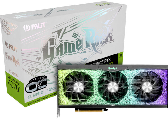 

Palit GeForce Rtx 4070 Ti GameRock Classic Oc (NED407TH19K9-1046G)