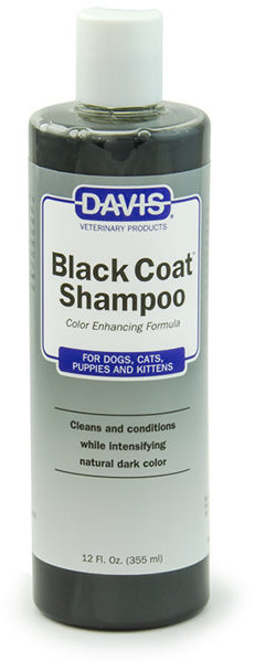 Акція на Шампунь-концентрат Davis Black Coat Shampoo для чорної шерсті собак, котів 355 мл (52250) від Y.UA