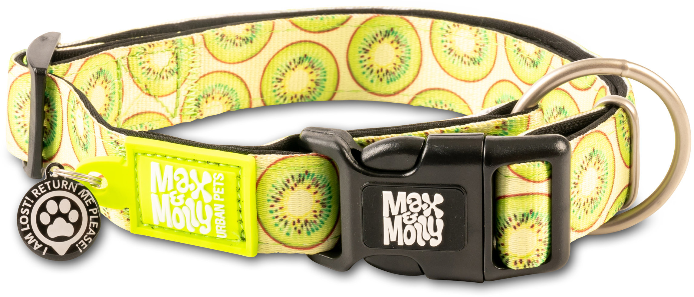 Акція на Ошейник для собак Max & Molly Urban Pets Smart Id Collar - Kiwi/XS 22-35 см (4894512023673) від Stylus