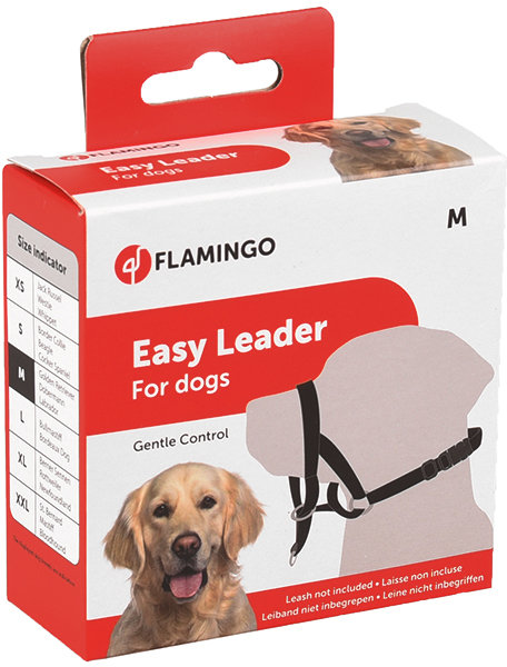 

Намордник для коррекции поведения собак Flamingo Easy leader лабрадор, доберман, ретривер, размер M (44519)