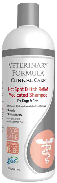 

Шампунь Антиаллергенный Veterinary Formula Hot Spot&Itch Relief Medicated для кошек и собак, 45 мл