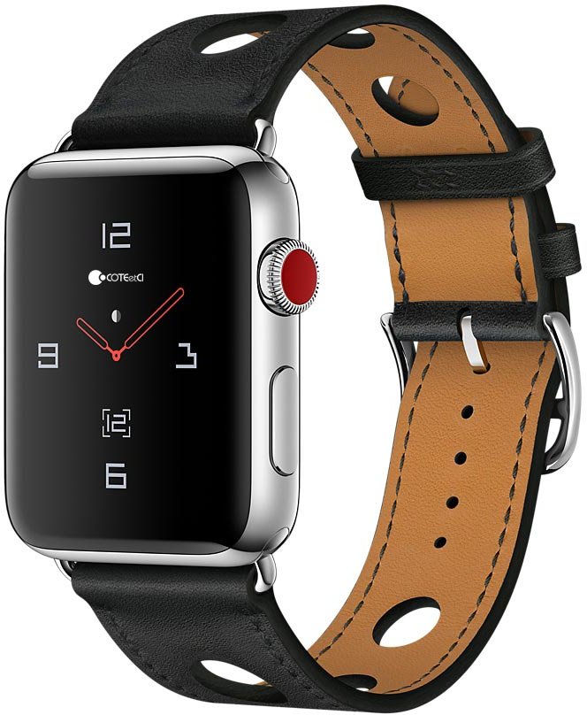 

COTEetCI W15 Fashion Leather Black (WH5221-BK) for Apple Watch 42/44/45/49mm