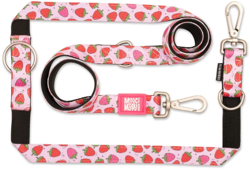 

Поводок многофункциональный Max & Molly Urban Pets Multi-Function Leash - Strawberry Dream/M (4894512051416)