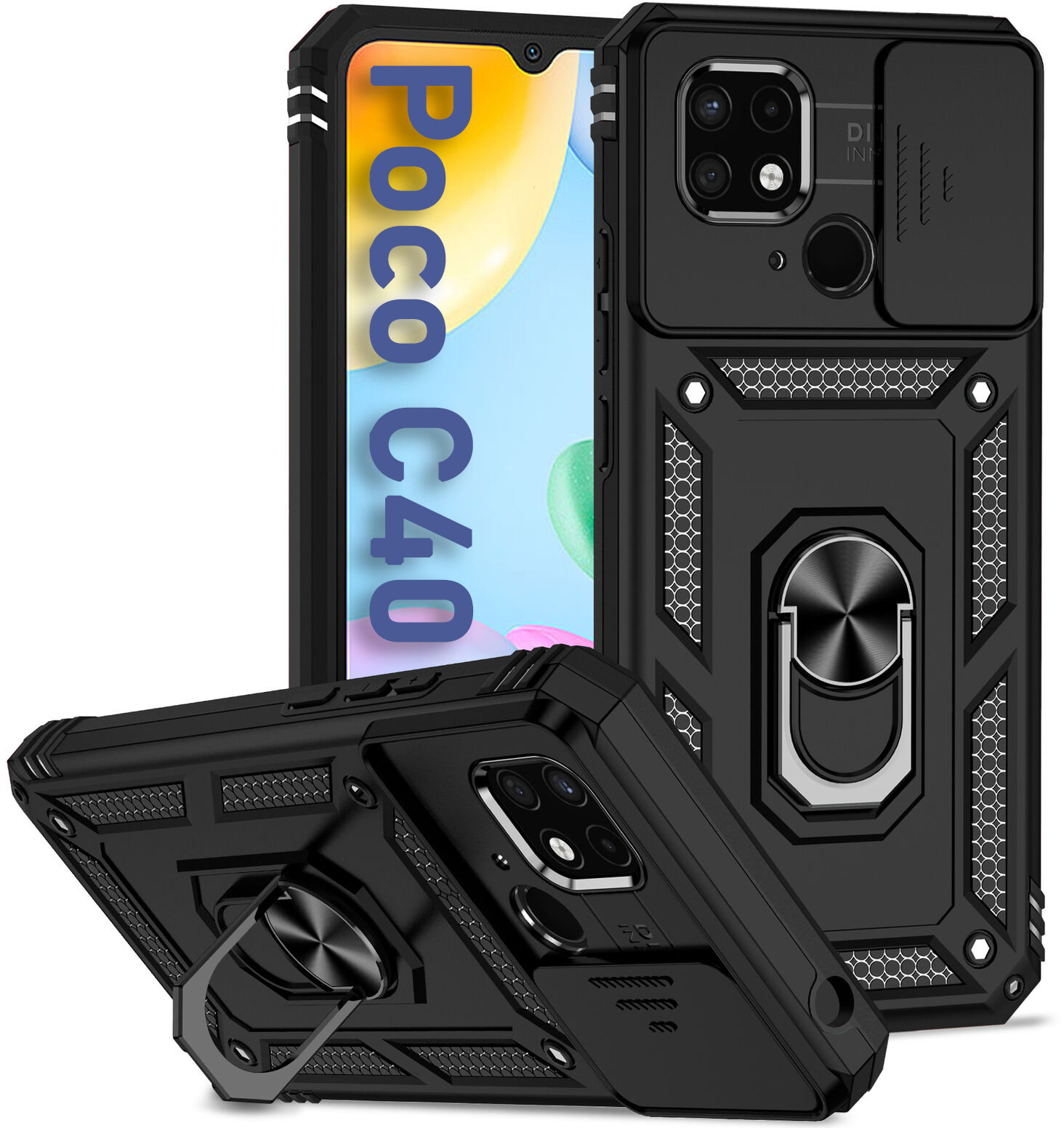 

BeCover Military Black for Xiaomi Poco C40 (708202)