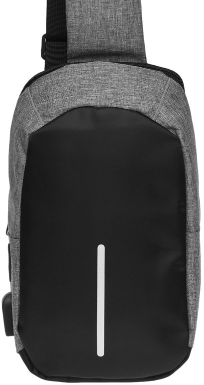 

Мужская сумка-слинг Remoid серая (v1n-0212-gray)
