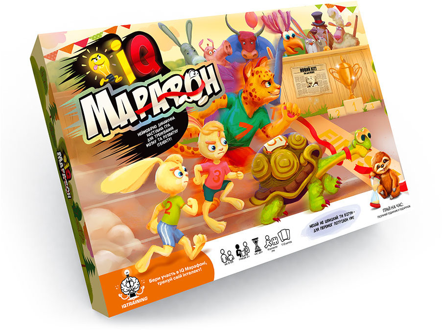 

Настольная игра Danko Toys Iq Марафон укр