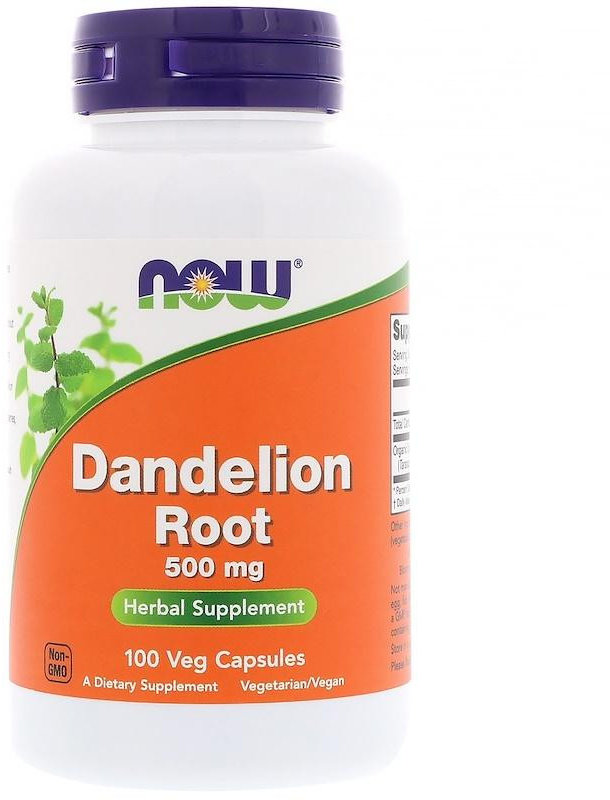 

Now Foods Dandelion Root 500 mg 100 Vcaps Корень одуванчика