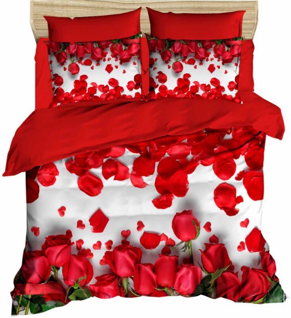 

LightHouse Ranforce+3D Red Roses євро червоний (124OZ_2,0)