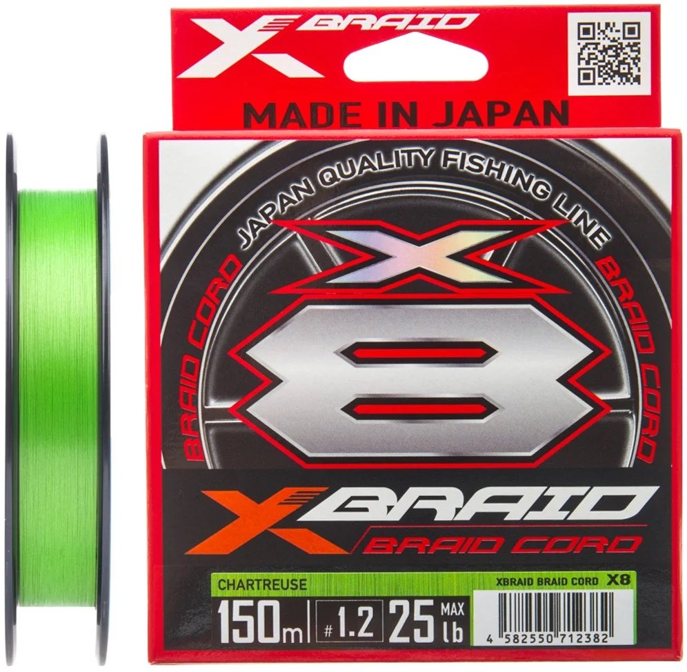 

Шнур Ygk X-Braid Braid Cord X8 150m #1.2/0.185mm 25lb/11.2kg (5545.03.06)