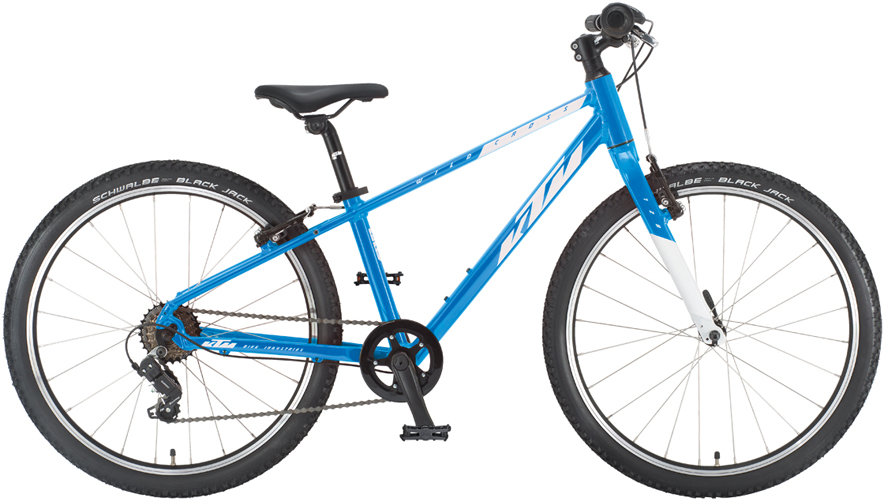 Акция на Велосипед Ktm Wild Cross 24" рама 35, синій (білий), 2022 от Y.UA