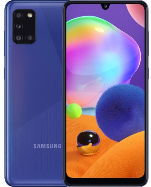 

Смартфон Samsung Galaxy A31 4/64 Gb Blue Approved Вітринний зразок