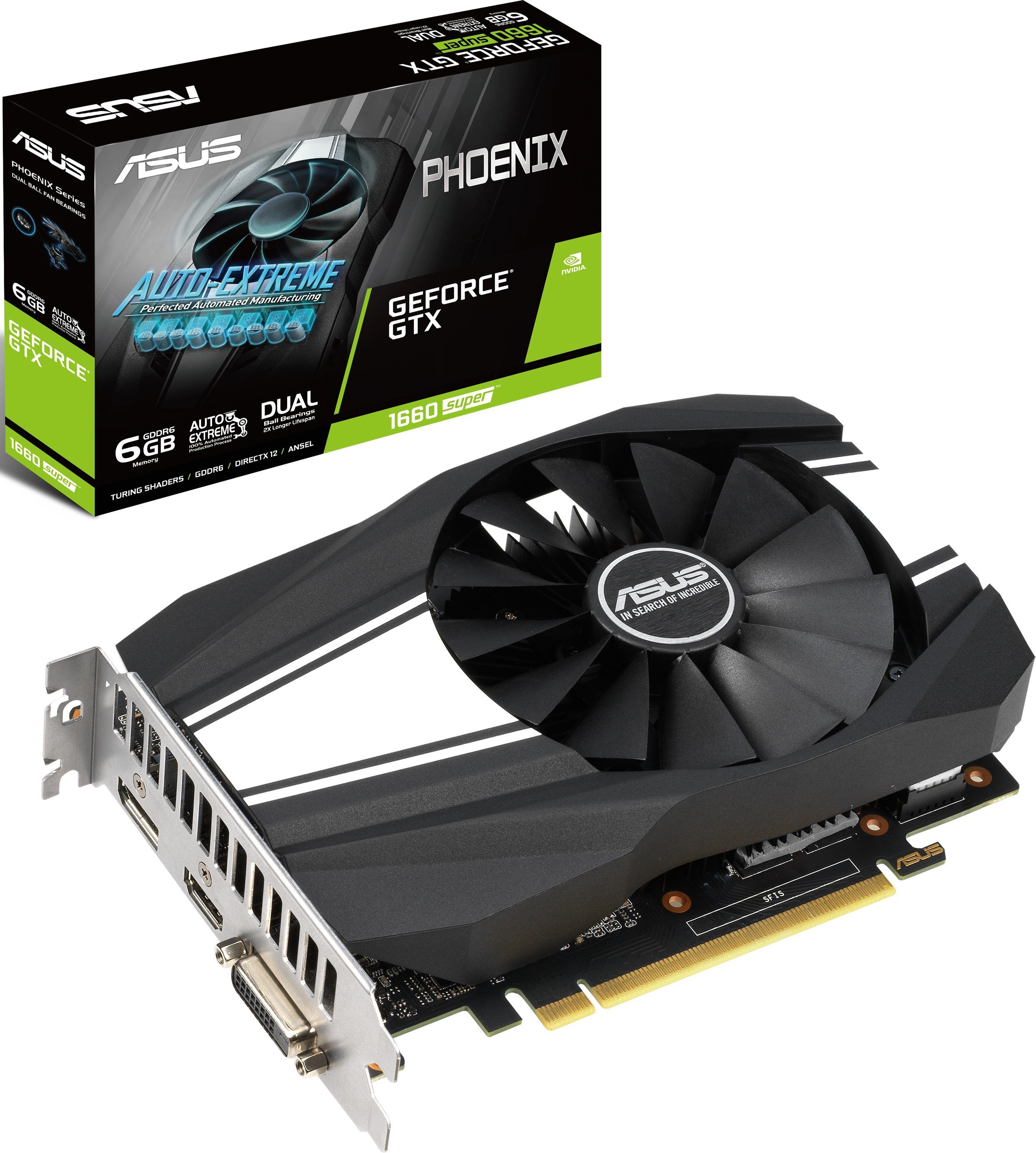 

Asus GeForce Gtx 1660 Super Phoenix Oc 6GB (PH-GTX1660S-O6G)