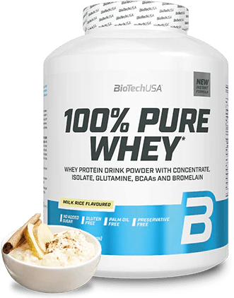 

BioTechUSA 100% Pure Whey 2270 g / 81 servings / Milk Rice