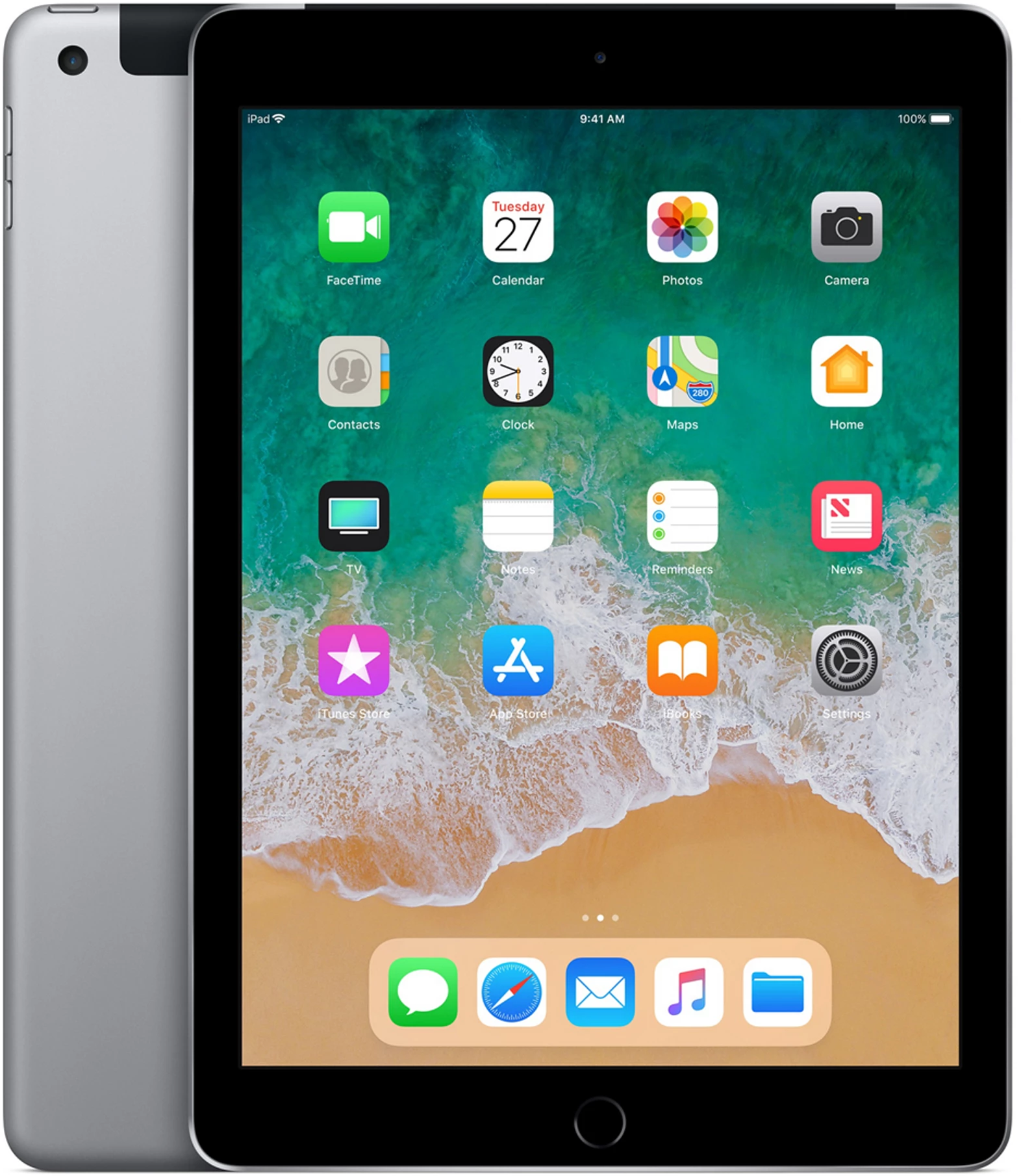 

Apple iPad 6 9.7 2018 Wi-Fi + Cellular 32GB Space Gray (MR6R2) Approved Вітринний зразок