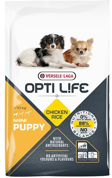 Акція на Сухий корм Opti Life Puppy Mini для цуценят міні та малих порід 7.5 кг (59194) від Y.UA