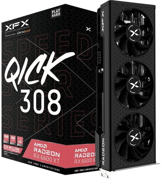 Акція на Xfx Radeon Rx 6600 Xt Speedster Qick 308 (RX-66XT8LBDQ) від Stylus