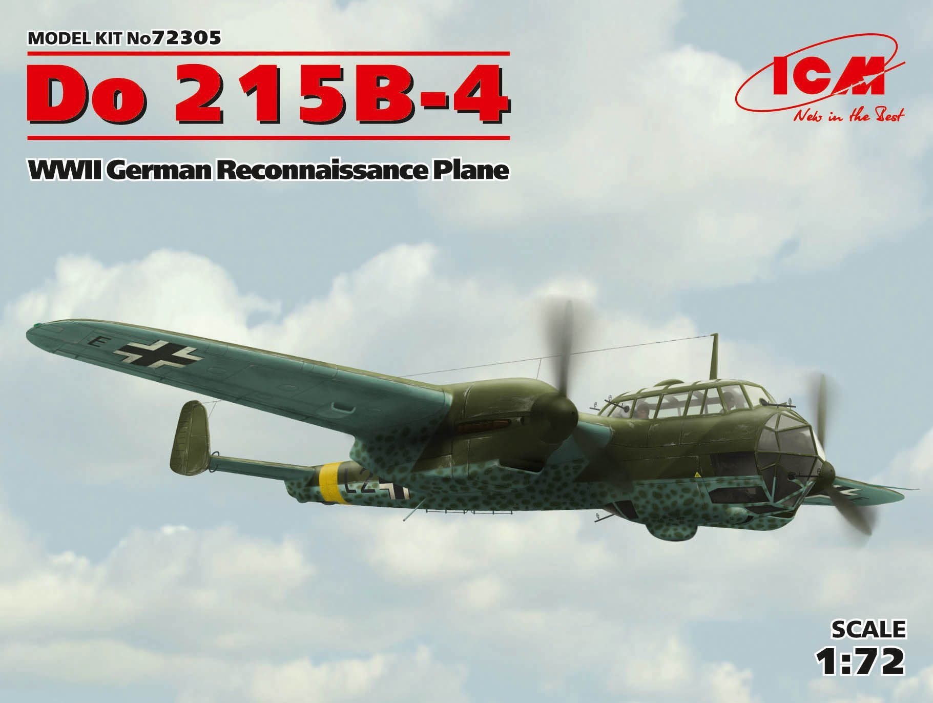 

Немецкий самолет-разведчик Do 215B-4 Wwii German reconnaissance plane (ICM72305)