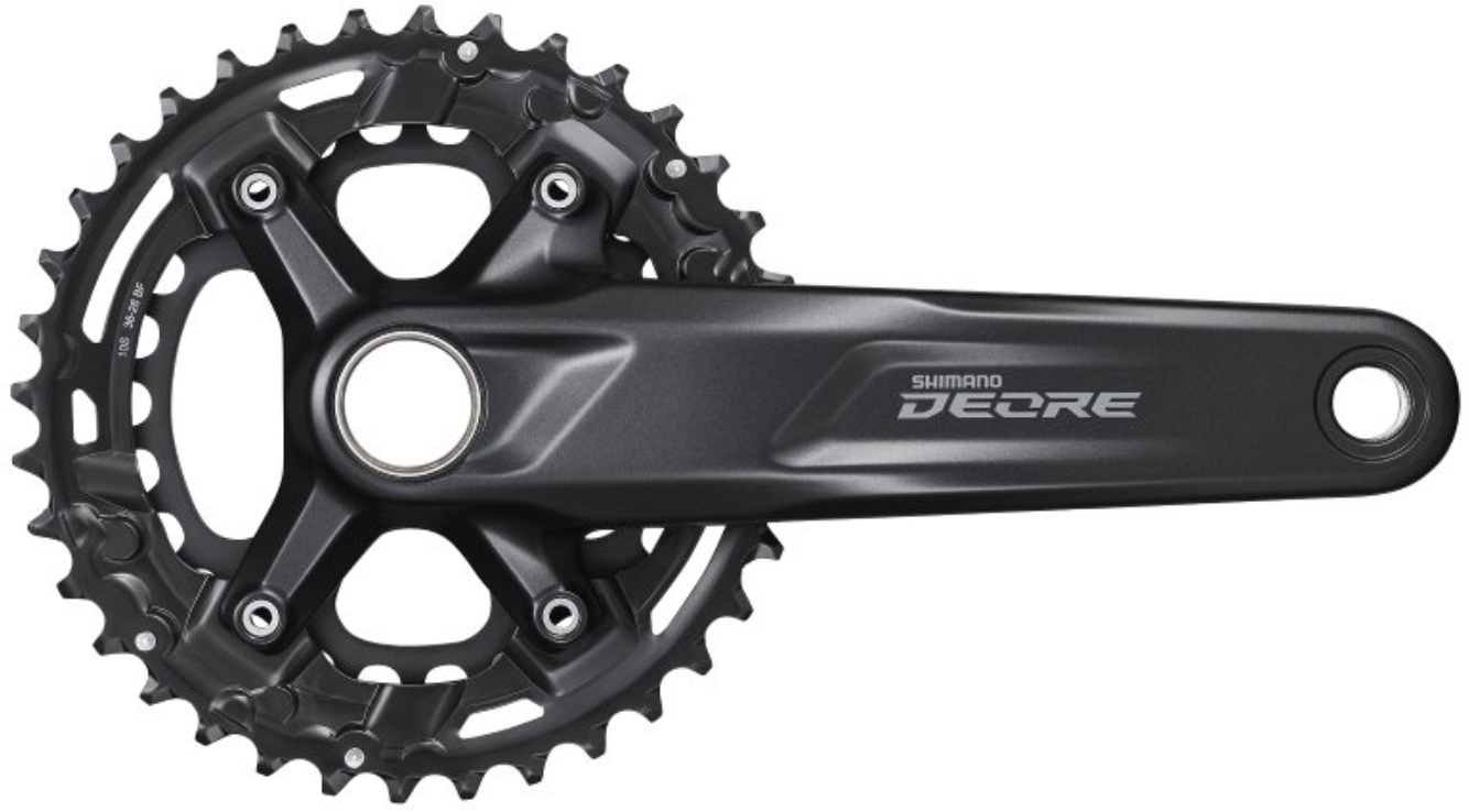 

Шатуны Shimano FC-M4100-2 Deore интегрированная ось 175 мм 36x26 10-ск. CL-48.8мм без каретки (EFCM41002EX66)