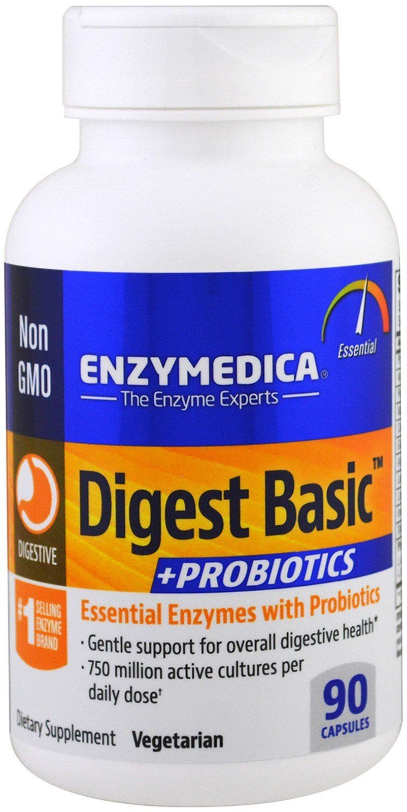 Акція на Enzymedica Digest Basic + Probiotics Ферменты и пробиотики 90 капсул від Stylus