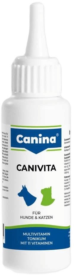 Акція на Вітамінний тонік Canina Canivita 100 ml із швидким ефектом (4027565110001) від Y.UA