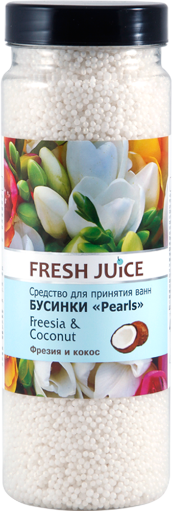 

Fresh Juice Bath Bijou Rearls Freesia and Coconut Средство для ванн фрезия и кокос 450 g