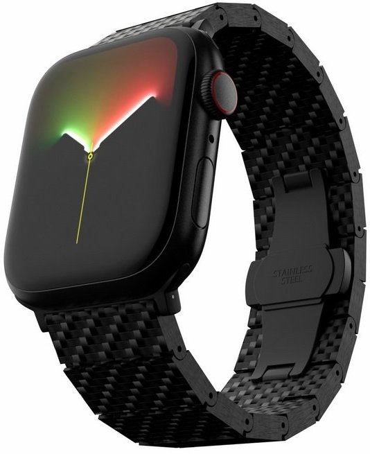 

Switcheasy Carbon Fiber Band Black (MAW245035BK22) для Apple Watch 42/44/45/49mm