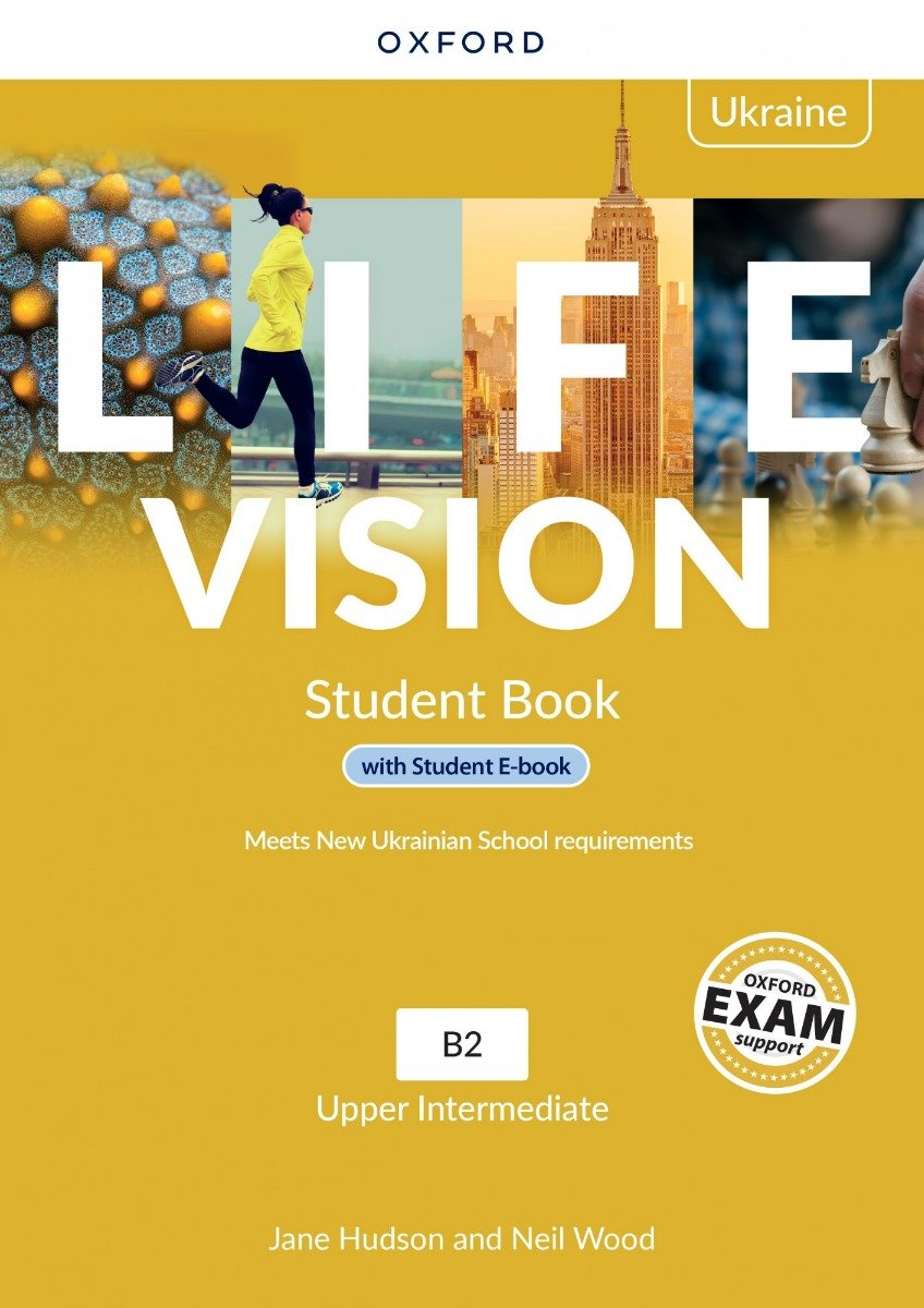 Акція на Life Vision Upper-Intermediate: Student's Book with e-Book (Ukrainian Edition) від Stylus