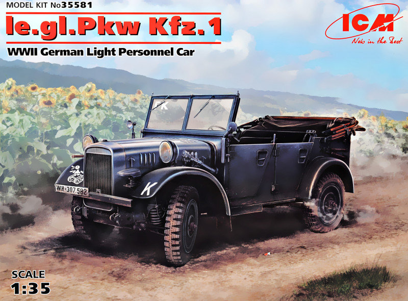 

Немецкий военный автомобиль Icm le.gl.Einheits-Car Kfz.1